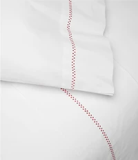 John Robshaw Anketi Organic 300-Thread Count Percale Embroidered Sheet Set