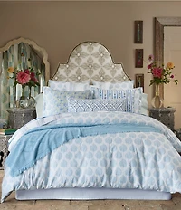 John Robshaw Cinde Organic Cotton Percale Bed Skirt