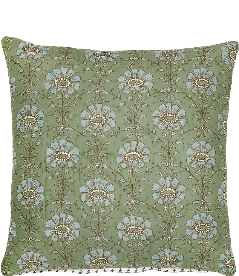 John Robshaw Jeeva Cotton Voile Floral Euro Sham