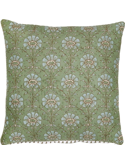 John Robshaw Jeeva Cotton Voile Floral Euro Sham