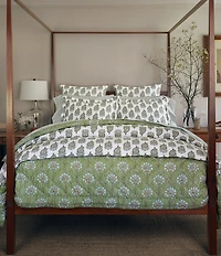 John Robshaw Jeeva Sage Cotton Voile Quilt