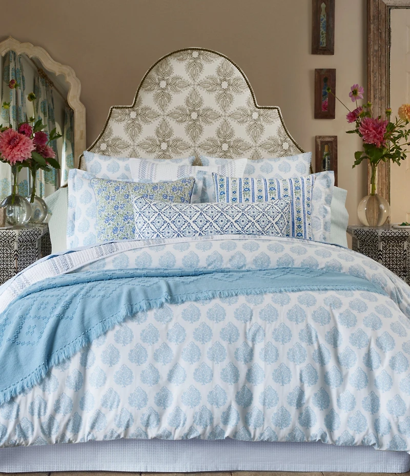 John Robshaw Mali Organic Cotton Percale Euro Sham