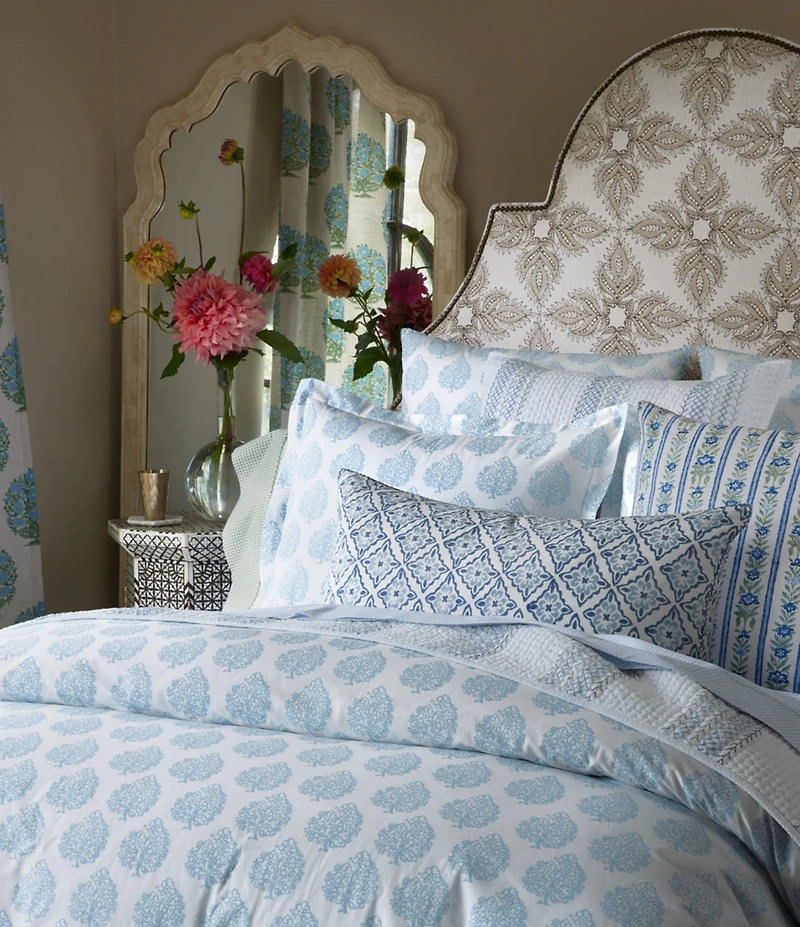 John Robshaw Mali Organic Cotton Percale Euro Sham