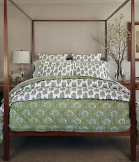 John Robshaw Nilay Leaf Organic Cotton Percale Duvet Cover