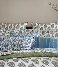 John Robshaw Nilay Leaf Organic Cotton Percale Duvet Cover