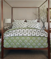 John Robshaw Nilay Leaf Organic Cotton Percale Pillow Sham