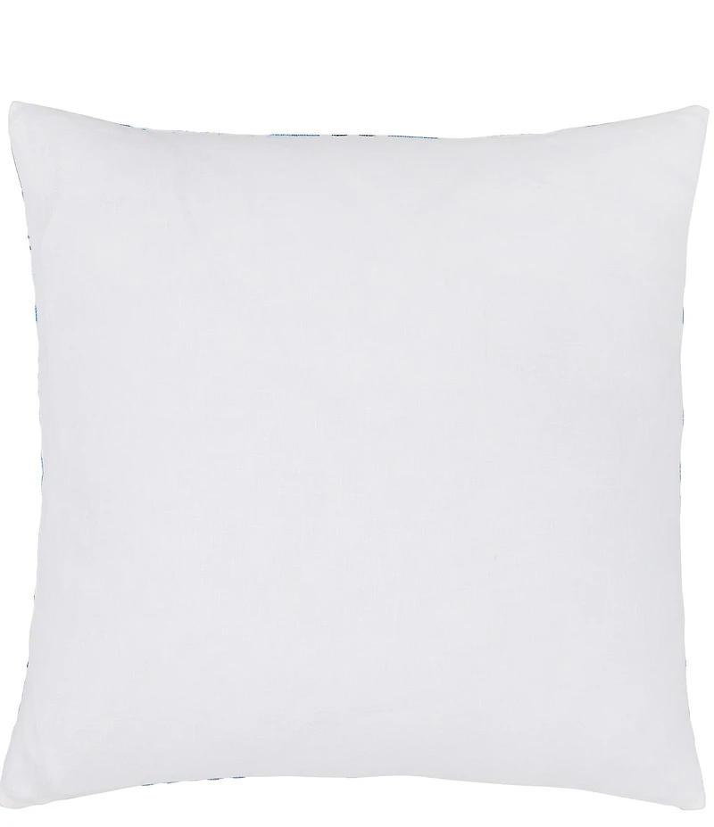 John Robshaw Nolin Embroidered Print Decorative Square Pillow