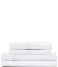 John Robshaw Organic Cotton Percale Stitched Embroidery Sheets