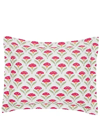 John Robshaw Sara Azalea Organic Cotton Percale Sham