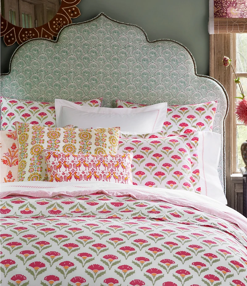 John Robshaw Sara Azalea Organic Cotton Percale Sham