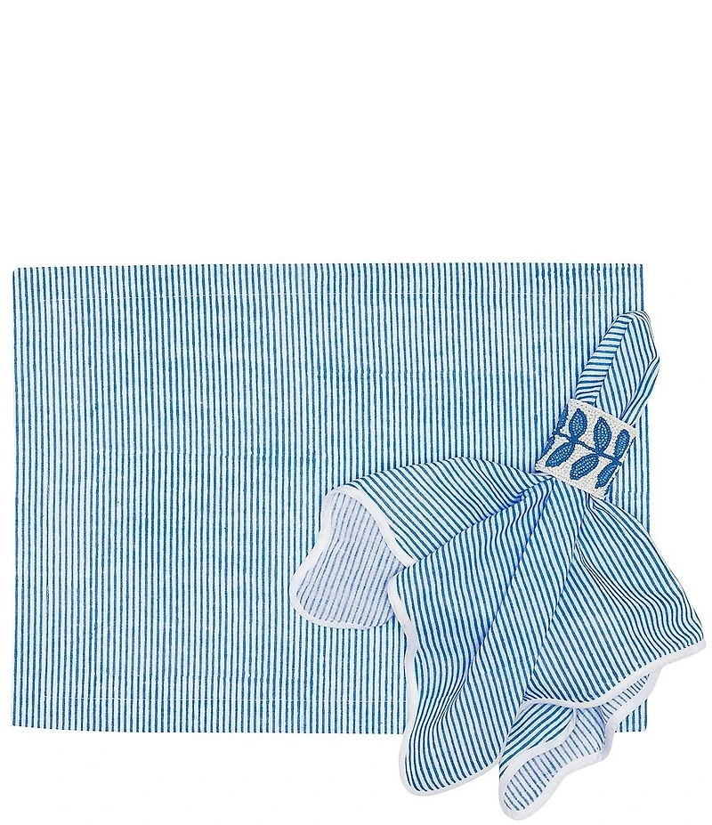 John Robshaw Stripe Nandi Napkins, Set of 4
