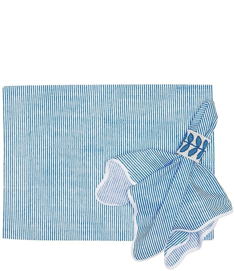 John Robshaw Stripe Nandi Placemats, Set of 4