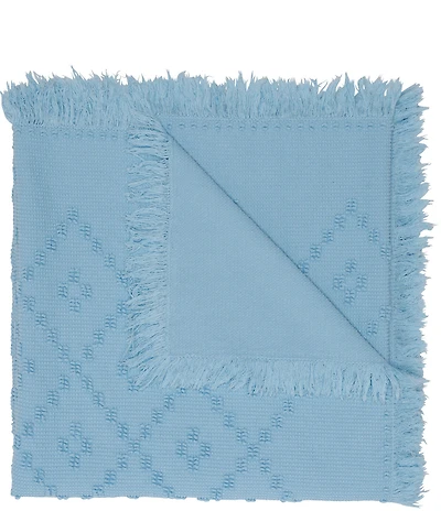 John Robshaw Tej Stonewashed Cotton Fringed Throw