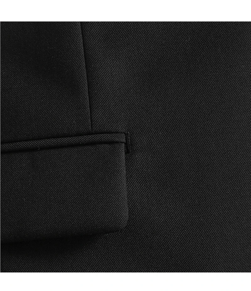 John Varvatos Bleecker Solid Black Slim Fit 2-Piece Suit