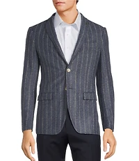 John Varvatos Signature Slim Fit Stripe Pattern Sport Coat