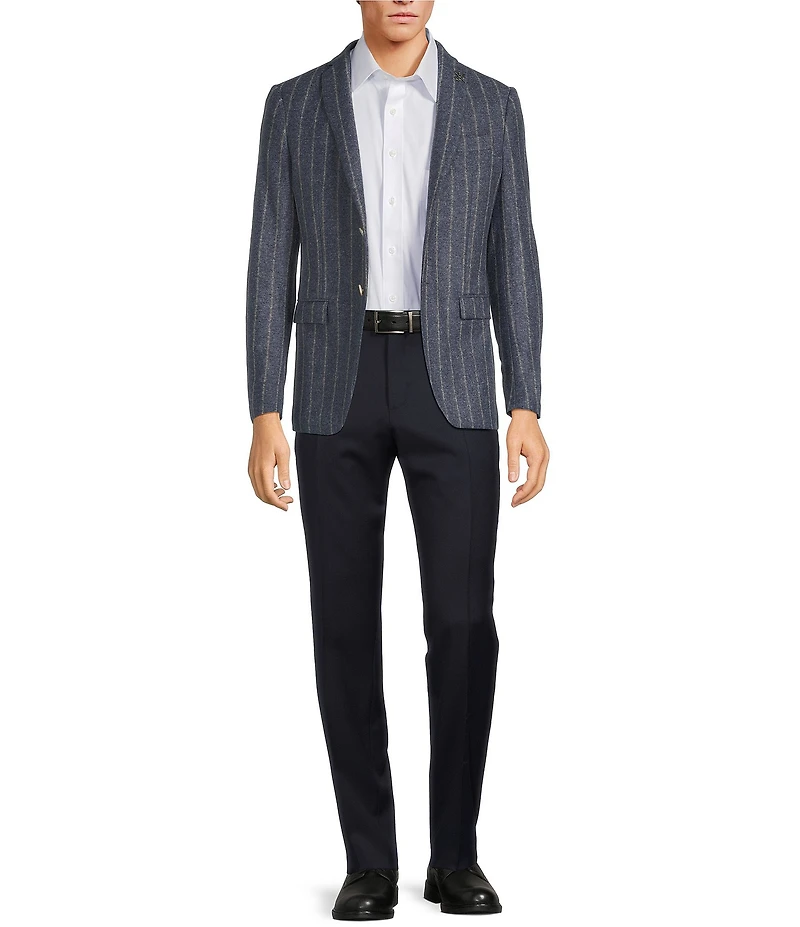 John Varvatos Signature Slim Fit Stripe Pattern Sport Coat