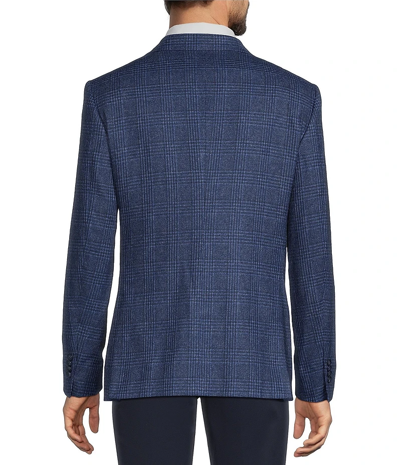 John Varvatos Signature Tailored Bleeker Slim Fit Plaid Sport Coat