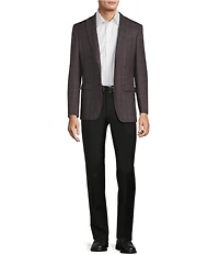 John Varvatos Signature Tailored Slim Fit Checked Sport Coat