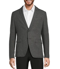 John Varvatos Signature Tailored Slim Fit Micro Solid Sport Coat