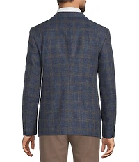 John Varvatos Signature Tailored Slim Fit Plaid Sport Coat
