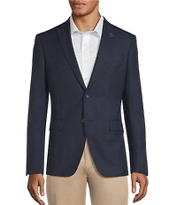 John Varvatos Signature Tailored Slim Fit Plaid Sport Coat