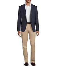 John Varvatos Signature Tailored Slim Fit Plaid Sport Coat
