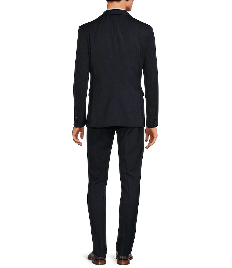 John Varvatos Slim Fit Flat Front Fancy Pattern 2-Piece Suit