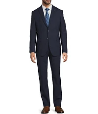 John Varvatos Slim Fit Flat Front Pinstriped 2-Piece Suit