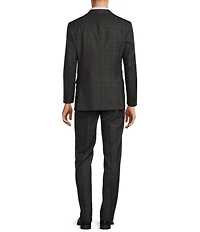 John Varvatos Slim Fit Flat Front Plaid Pattern 2-Piece Suit
