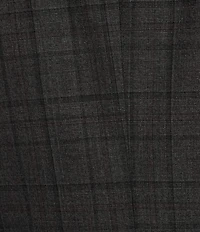 John Varvatos Slim Fit Flat Front Plaid Pattern 2-Piece Suit