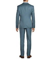 John Varvatos Slim Fit Flat Front Solid 2-Piece Suit