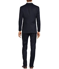 John Varvatos Slim Fit Flat Front Stripe Pattern 2-Piece Suit