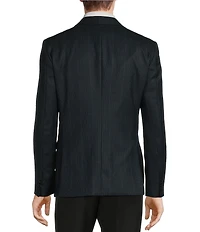 John Varvatos Slim Fit Tonal Plaid Pattern Sport Coat