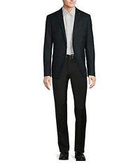 John Varvatos Slim Fit Tonal Plaid Pattern Sport Coat
