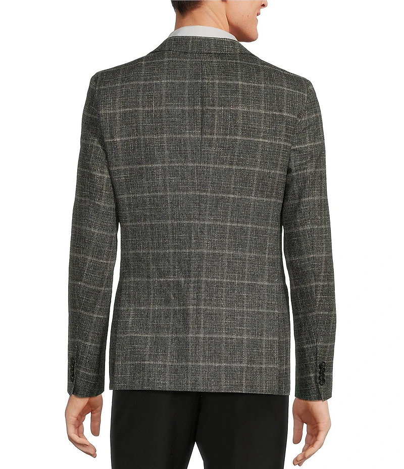 John Varvatos Slim Fit Plaid Print Sport Coat