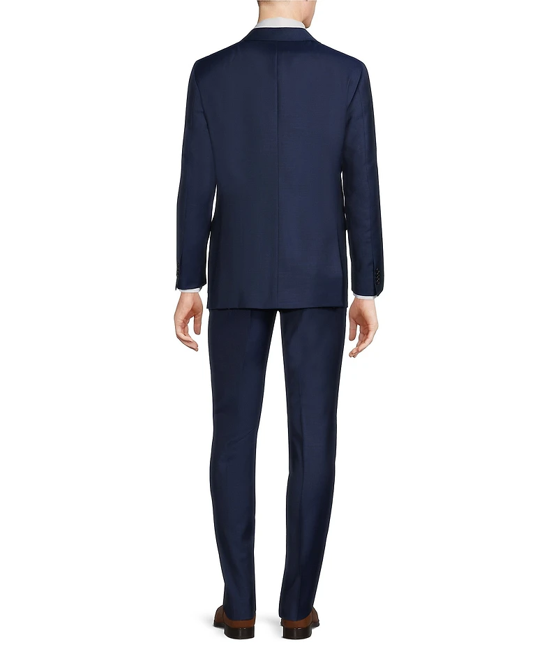 John Varvatos Slim Fit Flat Front Solid 2-Piece Suit