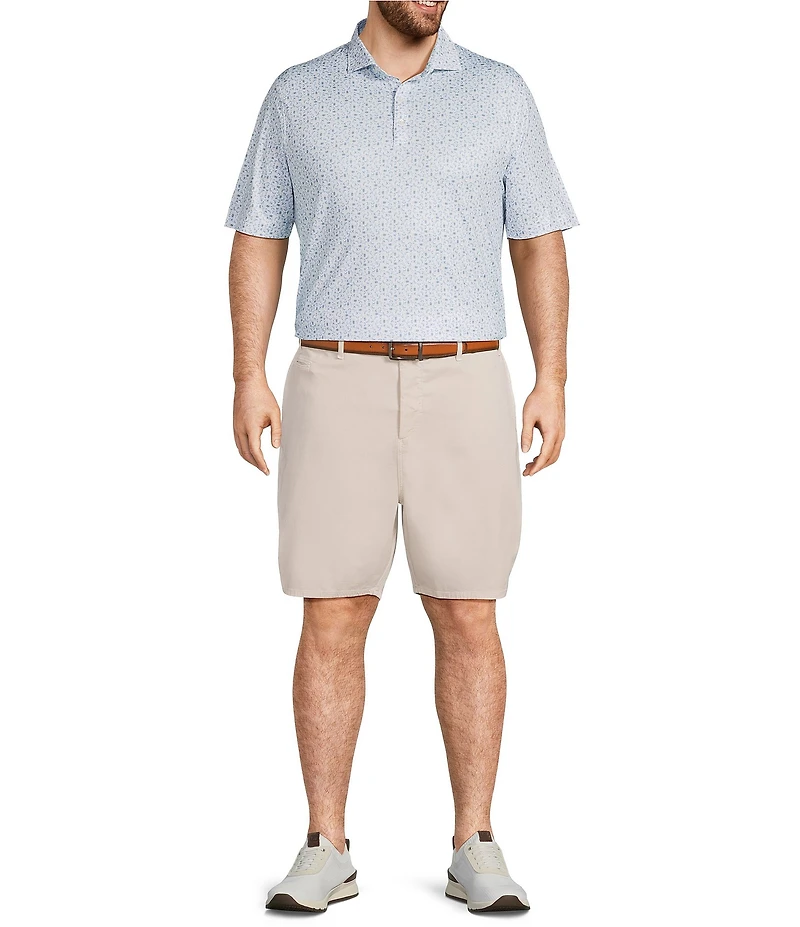 Johnnie-O Big & Tall Cabana Bar Performance Short Sleeve Polo Shirt
