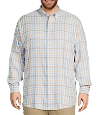Johnnie-O Big & Tall Callum Long Sleeve Woven Shirt