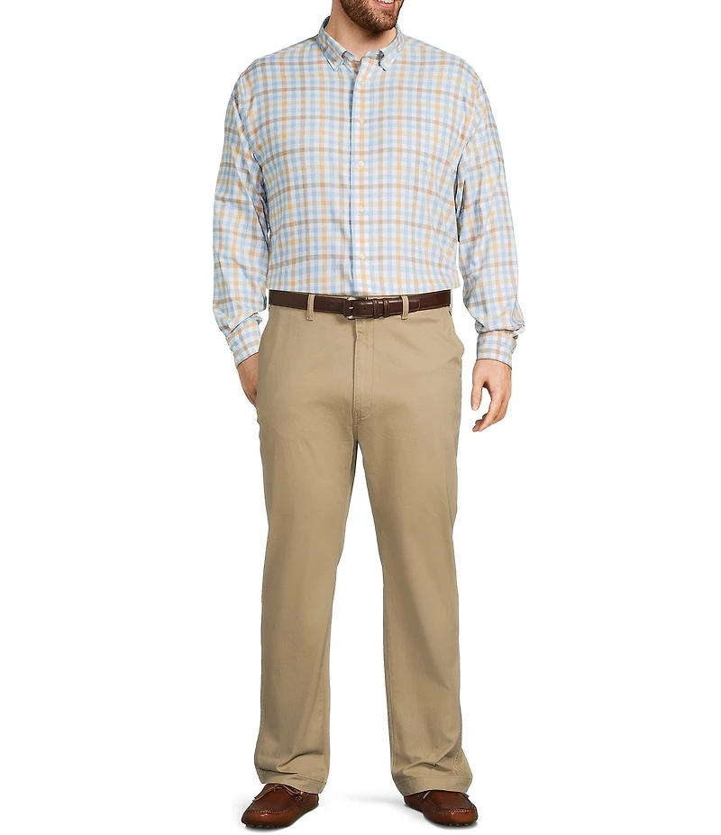 Johnnie-O Big & Tall Callum Long Sleeve Woven Shirt