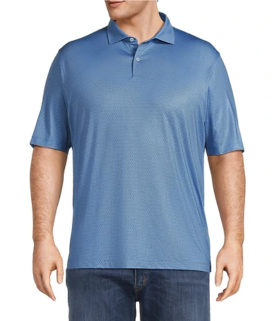 Johnnie-O Big & Tall Darts Performance Stretch Short Sleeve Polo Shirt