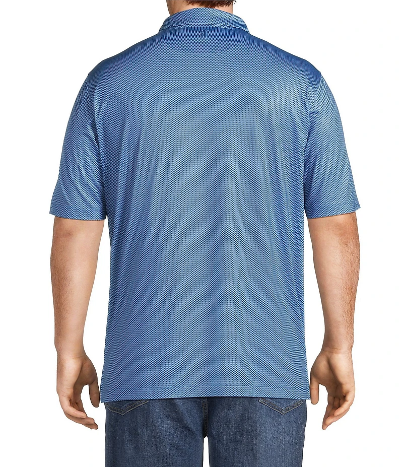 Johnnie-O Big & Tall Darts Performance Stretch Short Sleeve Polo Shirt
