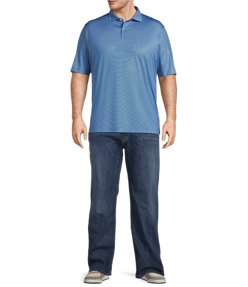 Johnnie-O Big & Tall Darts Performance Stretch Short Sleeve Polo Shirt