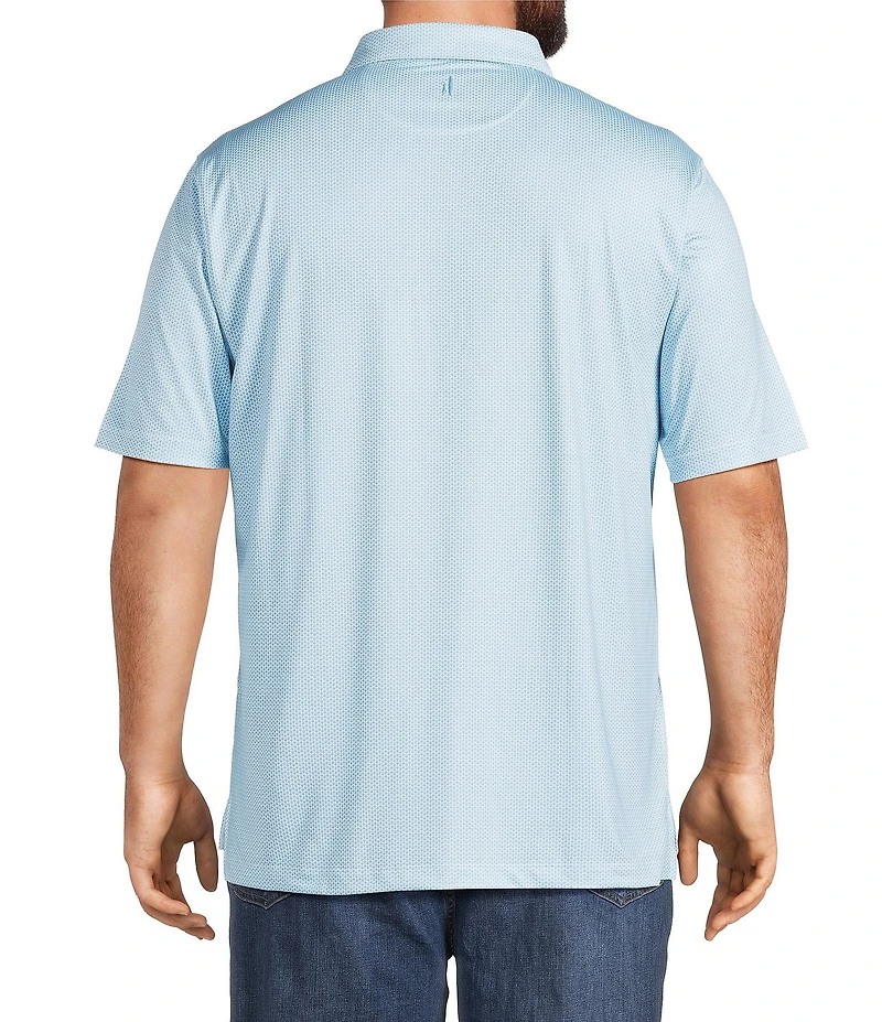 Johnnie-O Big & Tall Darts Performance Stretch Short Sleeve Polo Shirt