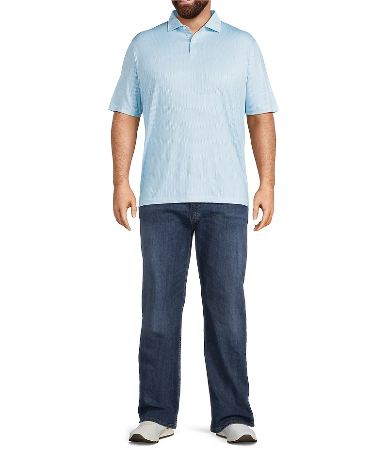 Johnnie-O Big & Tall Darts Performance Stretch Short Sleeve Polo Shirt