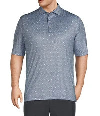 Johnnie-O Big & Tall Fernando Print Performance Stretch Short Sleeve Polo Shirt