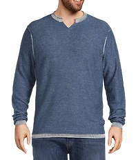 Johnnie-O Big & Tall Jamesy Long Sleeve Pullover