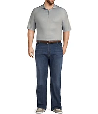 Johnnie-O Big & Tall Link Print Performance Stretch Short Sleeve Polo Shirt