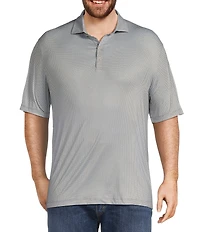 Johnnie-O Big & Tall Link Print Performance Stretch Short Sleeve Polo Shirt