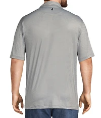 Johnnie-O Big & Tall Link Print Performance Stretch Short Sleeve Polo Shirt