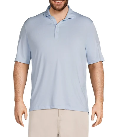 Johnnie-O Big & Tall Lyndonn Stripe Performance Stretch Short Sleeve Polo Shirt